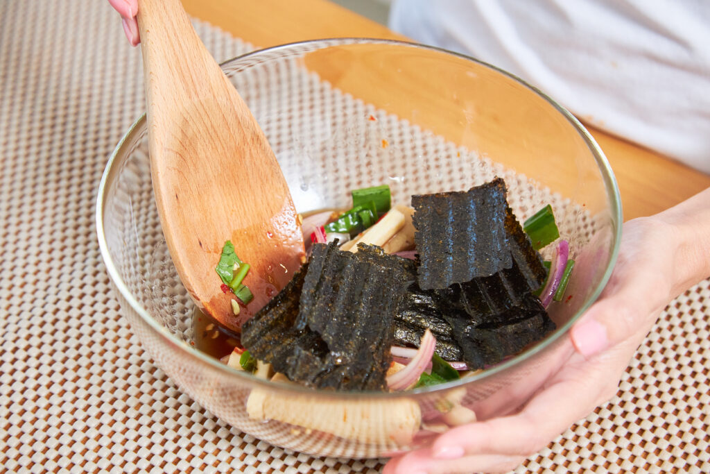 เคล็ดลับการกินสาหร่ายย่าง